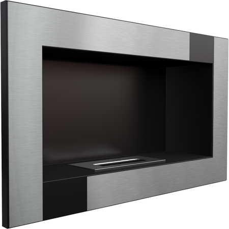 Kratki Biokamin Golf | schwarz silber | GOLF/CZARNY/QUBE/TUV