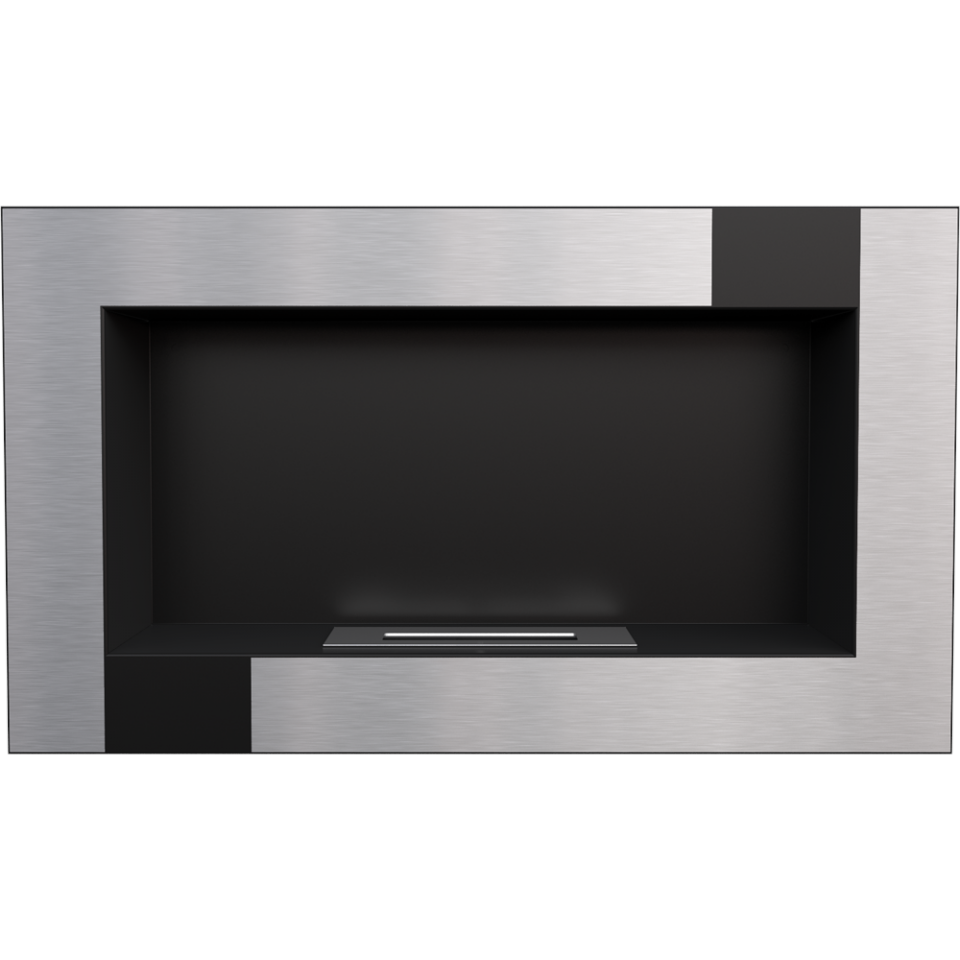 Kratki Biokamin Golf | schwarz silber | GOLF/CZARNY/QUBE/TUV