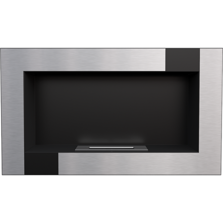 Kratki Biokamin Golf | schwarz silber | GOLF/CZARNY/QUBE/TUV