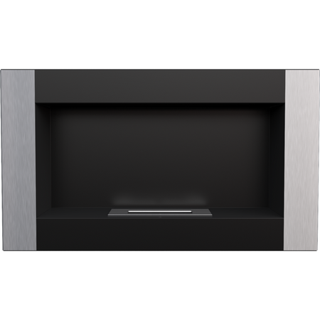 Kratki Biokamin Golf | schwarz silber | GOLF/CZARNY/VERTICAL/TUV