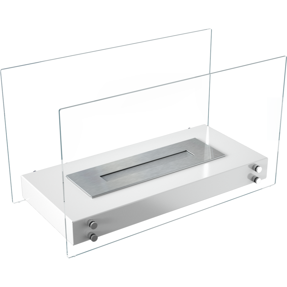 Kratki Biokamin / Tischkamin Hotel | weiß | HOTEL/BIALY/TUV 