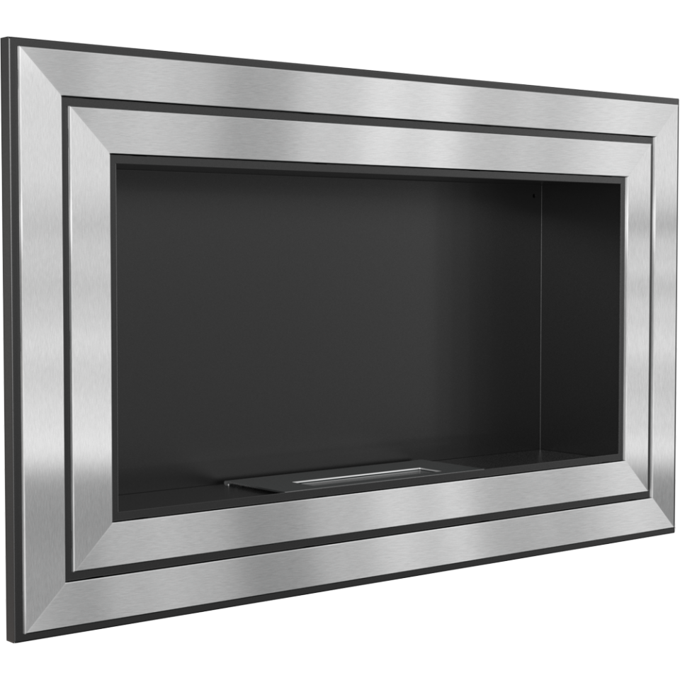 Kratki Biokamin Wandkamin Juliet 1100 | silber | JULIET/1100/TUV