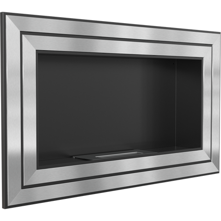 Kratki Biokamin Wandkamin Juliet 1100 | silber | JULIET/1100/TUV