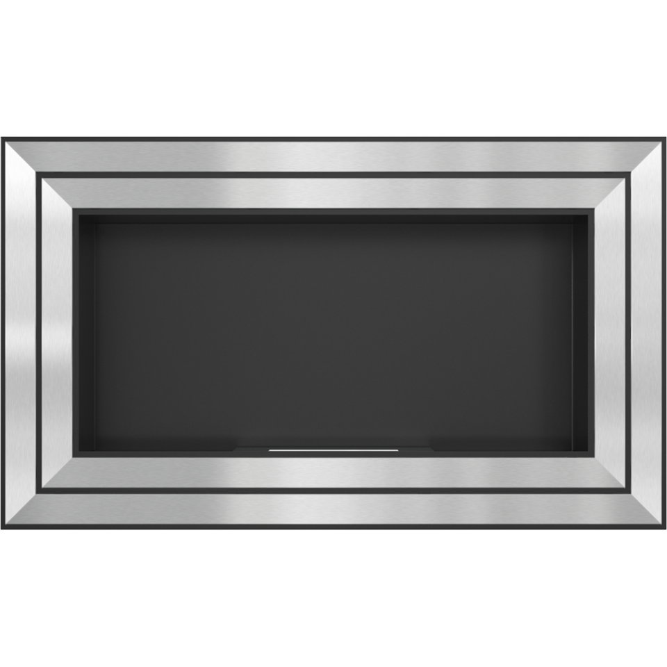 Kratki Biokamin Wandkamin Juliet 1100 | silber | JULIET/1100/TUV