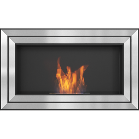 Kratki Biokamin Wandkamin Juliet 1100 | silber | JULIET/1100/TUV