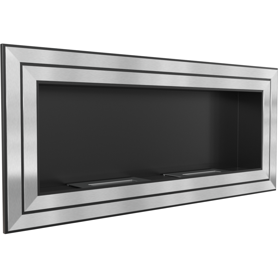 Kratki Biokamin Wandkamin Juliet 1500 | silber | JULIET/1500/TUV