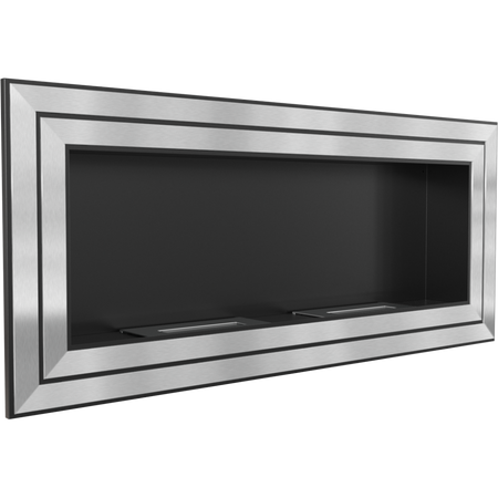 Kratki Biokamin Wandkamin Juliet 1500 | silber | JULIET/1500/TUV