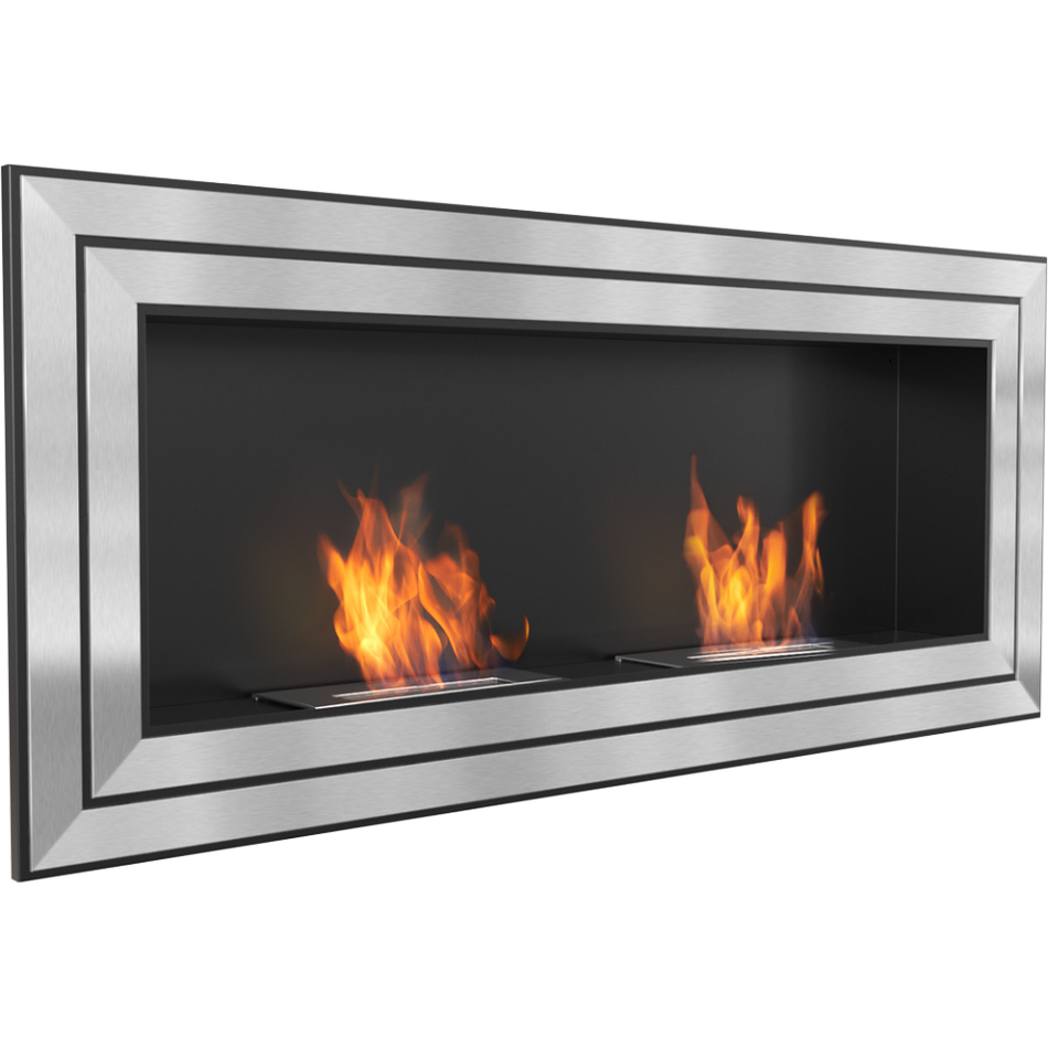 Kratki Biokamin Wandkamin Juliet 1500 | silber | JULIET/1500/TUV ➔ Klimaworld.com