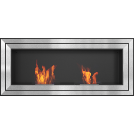Kratki Biokamin Wandkamin Juliet 1500 | silber | JULIET/1500/TUV