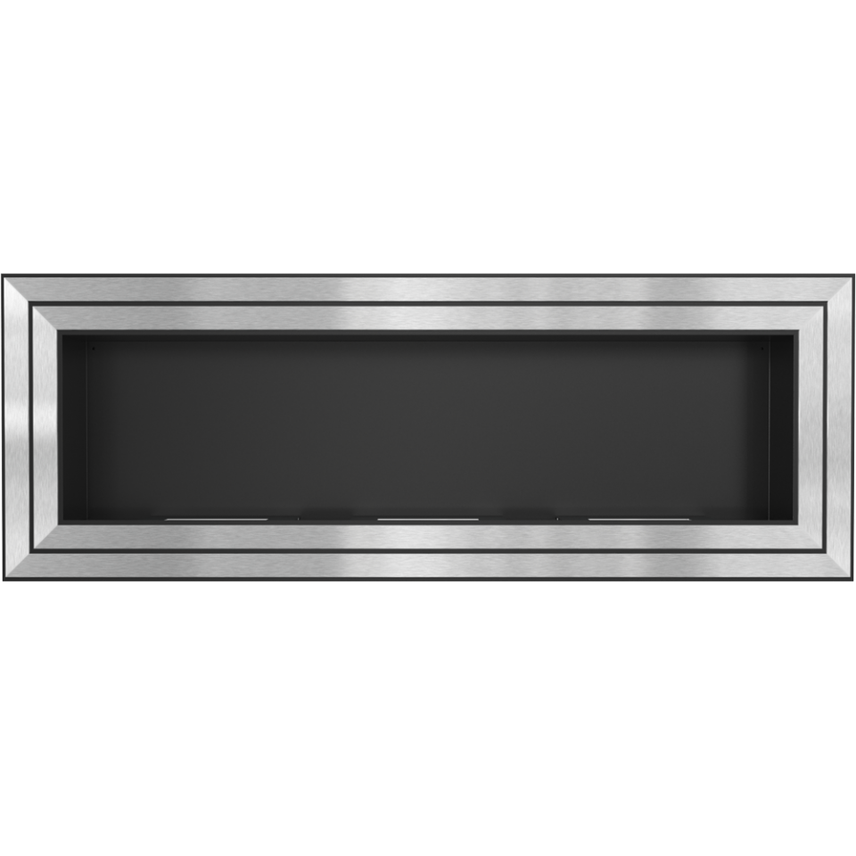 Kratki Biokamin Wandkamin Juliet 1800 | silber | JULIET/1800/TUV