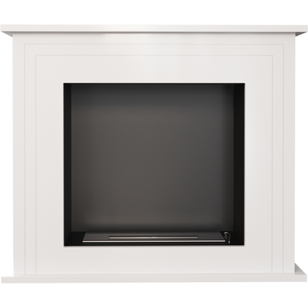 Kratki Biokamin June + Verkleidung | weiß | JUNE/TUV