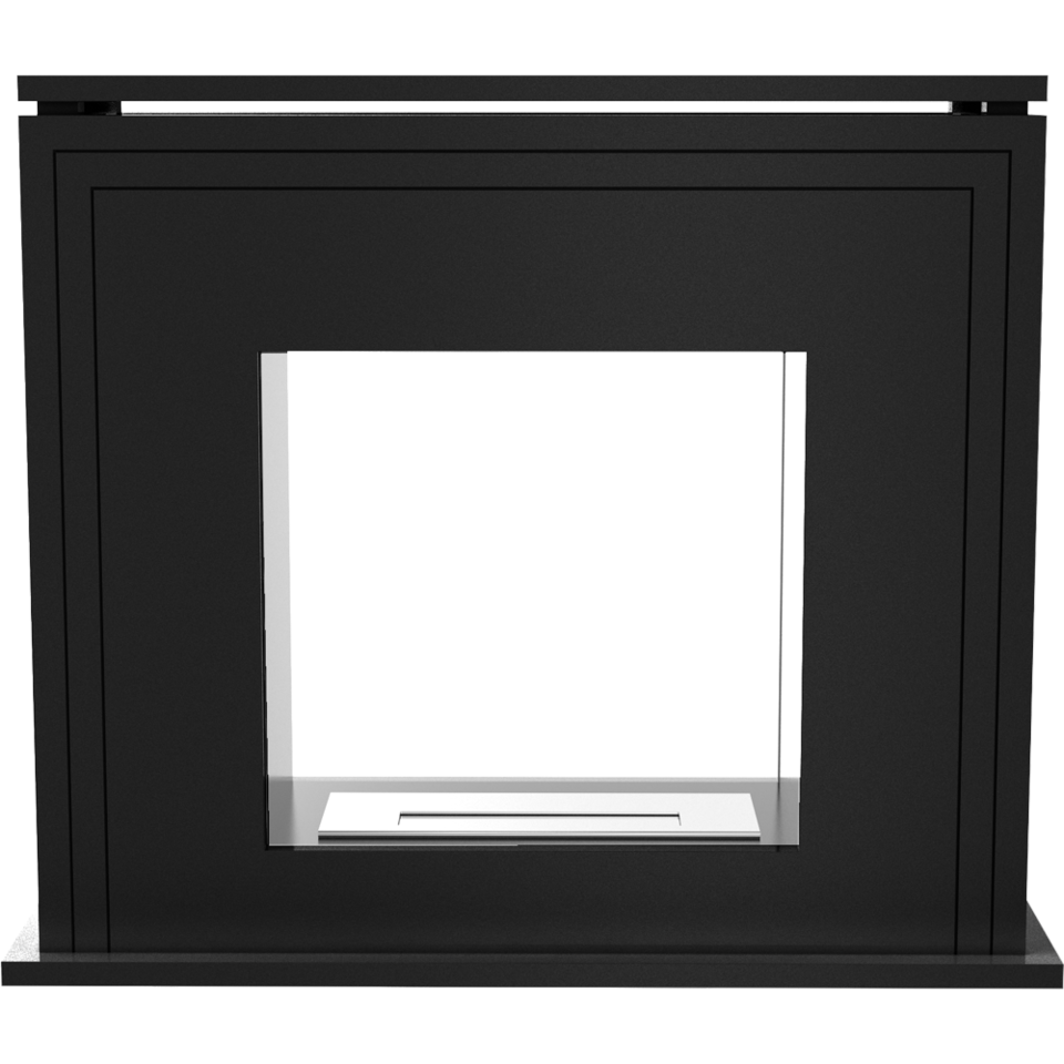 Kratki Biokamin June Tunnel +Verkleidung | schwarz | JUNE/T/CZARNY/TUV