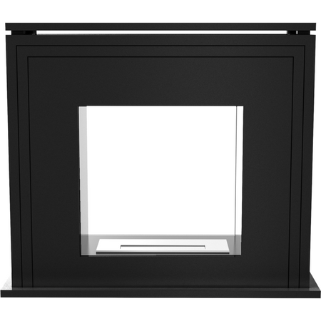 Kratki Biokamin June Tunnel +Verkleidung | schwarz | JUNE/T/CZARNY/TUV