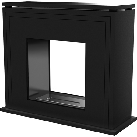 Kratki Biokamin June Tunnel +Verkleidung | schwarz | JUNE/T/CZARNY/TUV