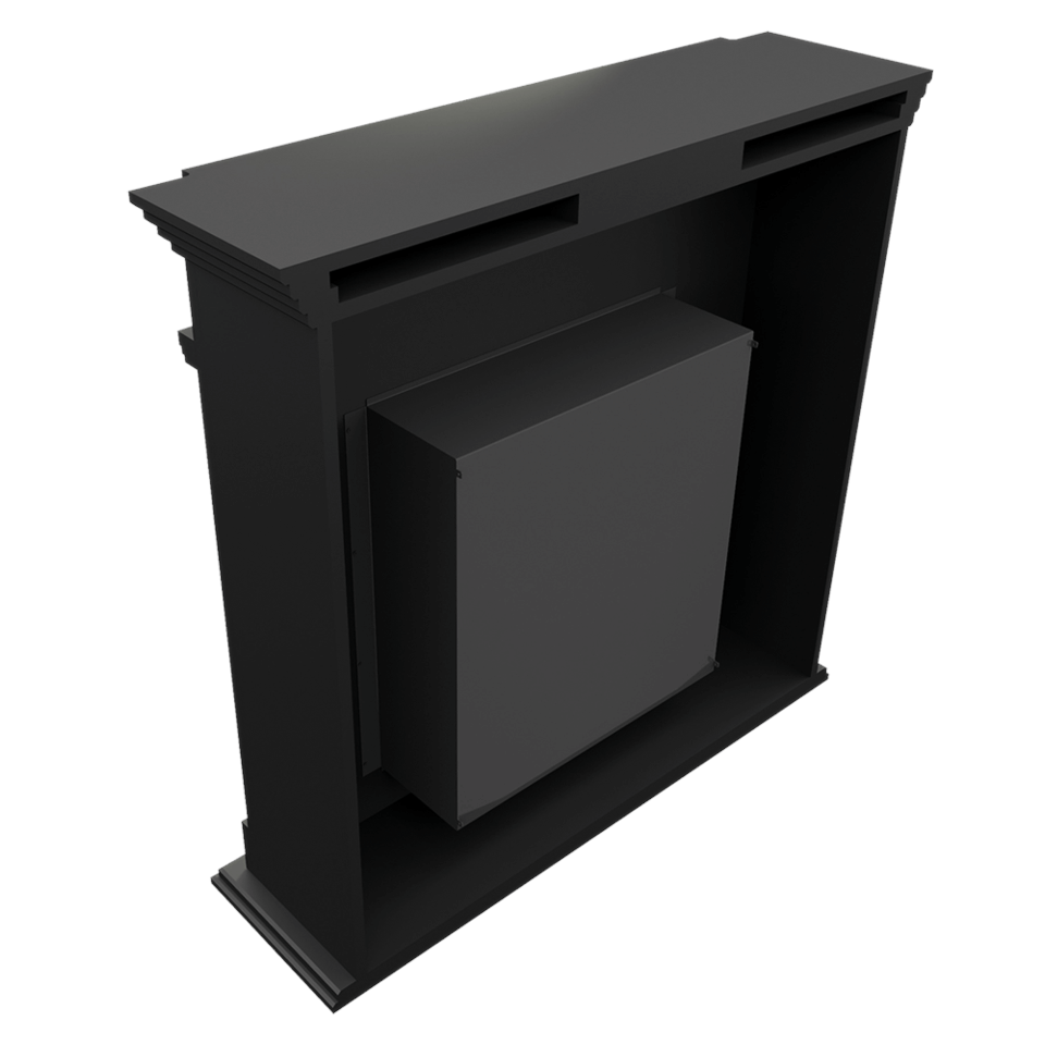 Kratki Biokamin Legionis + Verkleidung | schwarz | LEGIONIS/CZARNY/TUV 