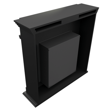 Kratki Biokamin Legionis + Verkleidung | schwarz | LEGIONIS/CZARNY/TUV 