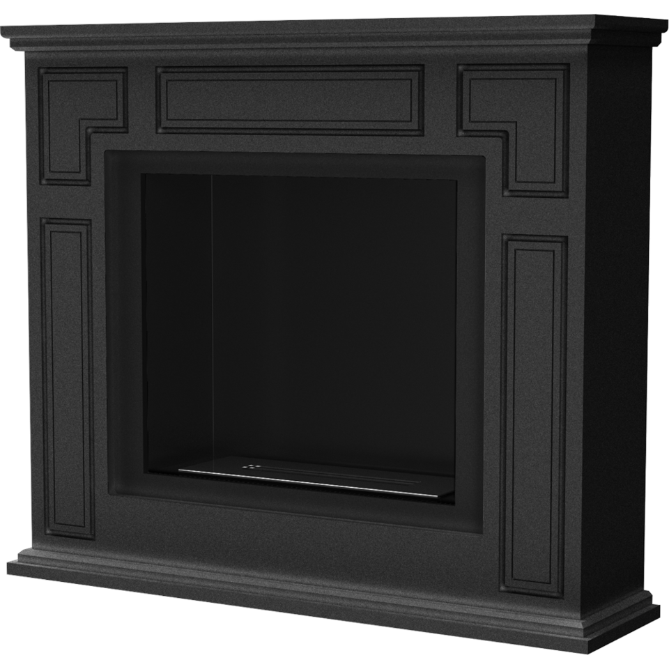 Kratki Biokamin March + Verkleidung | schwarz | MARCH/CZARNY/TUV