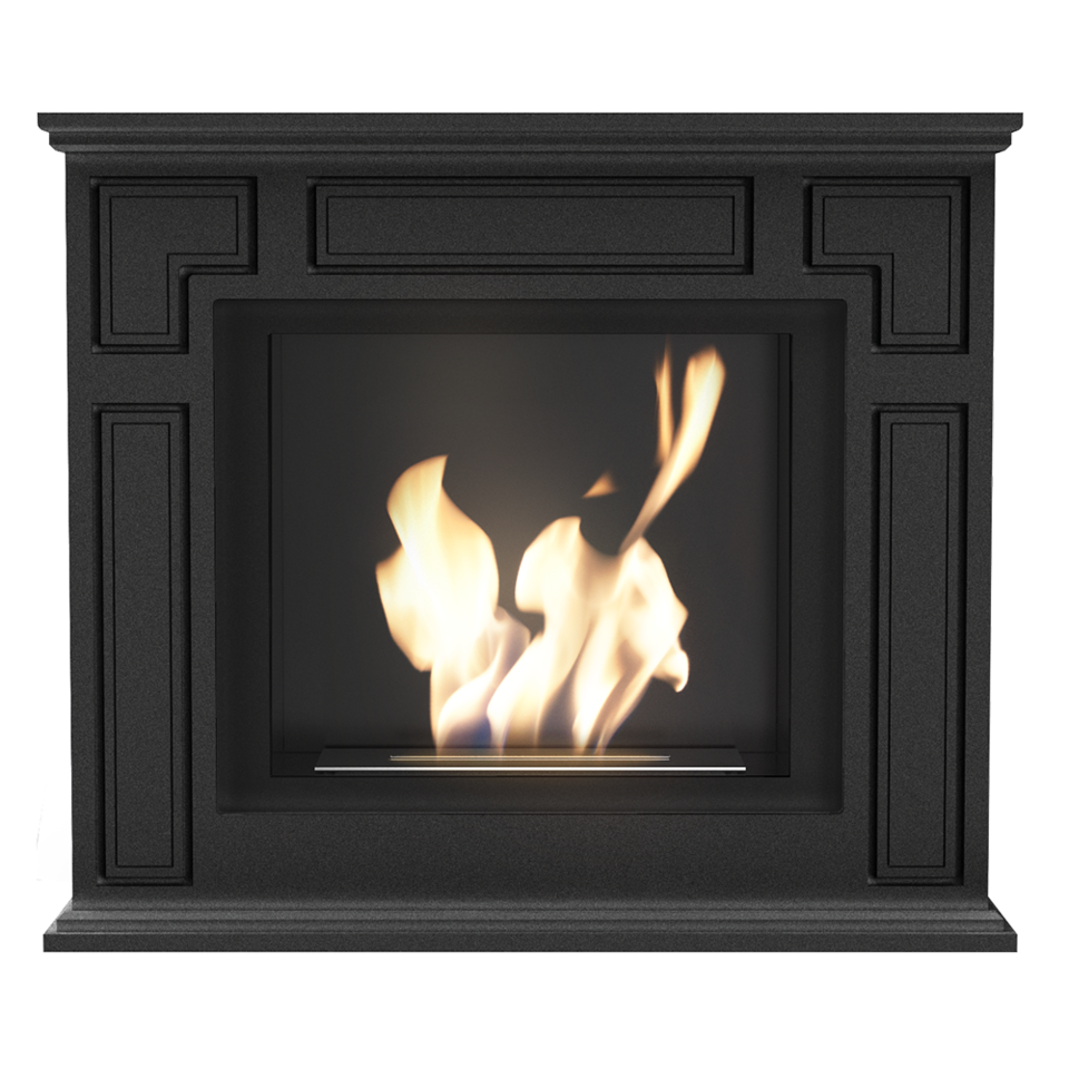 Kratki Biokamin March + Verkleidung | schwarz | MARCH/CZARNY/TUV ➔ Klimaworld