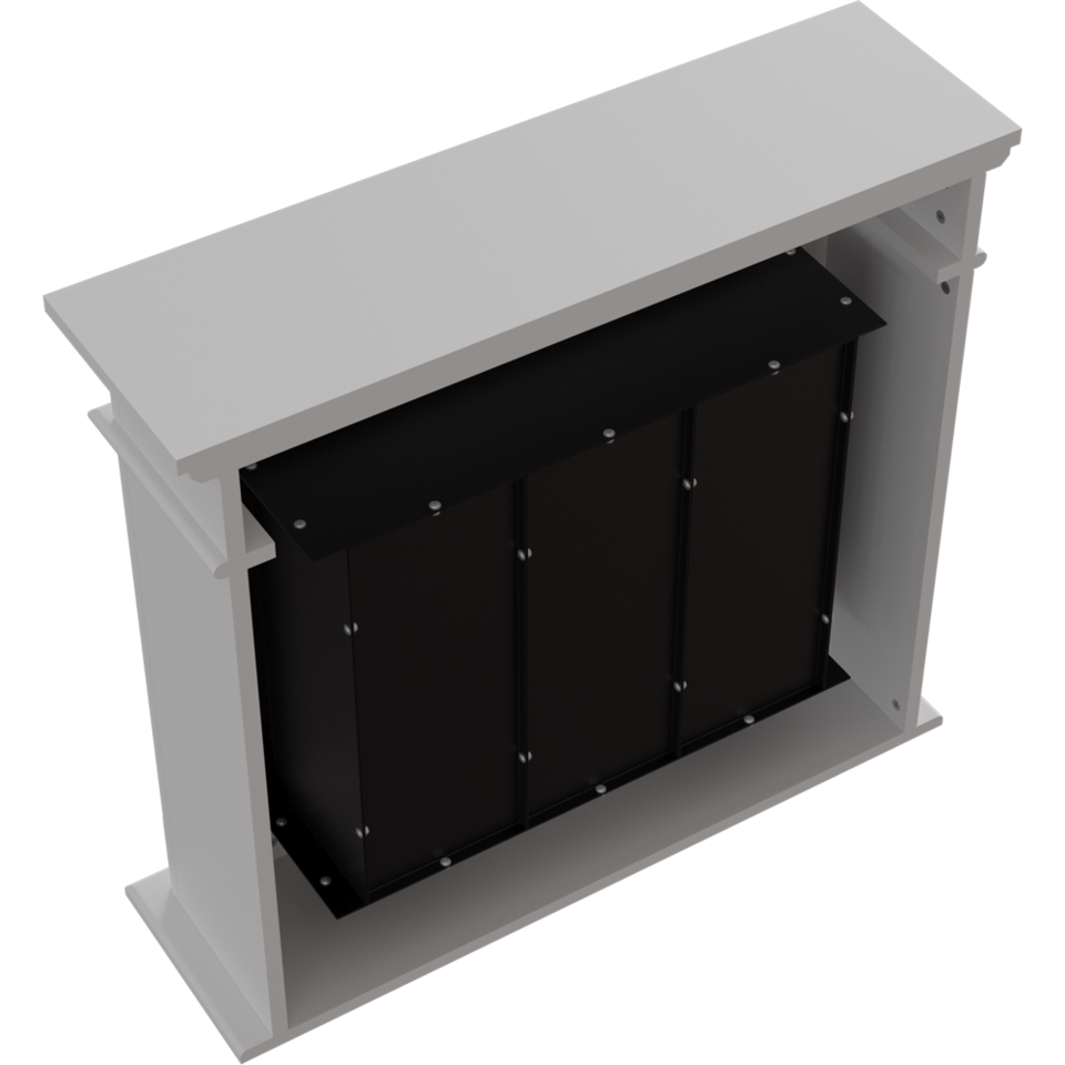 Kratki Biokamin November P Modell | weiß | NOVEMBER/P/TUV