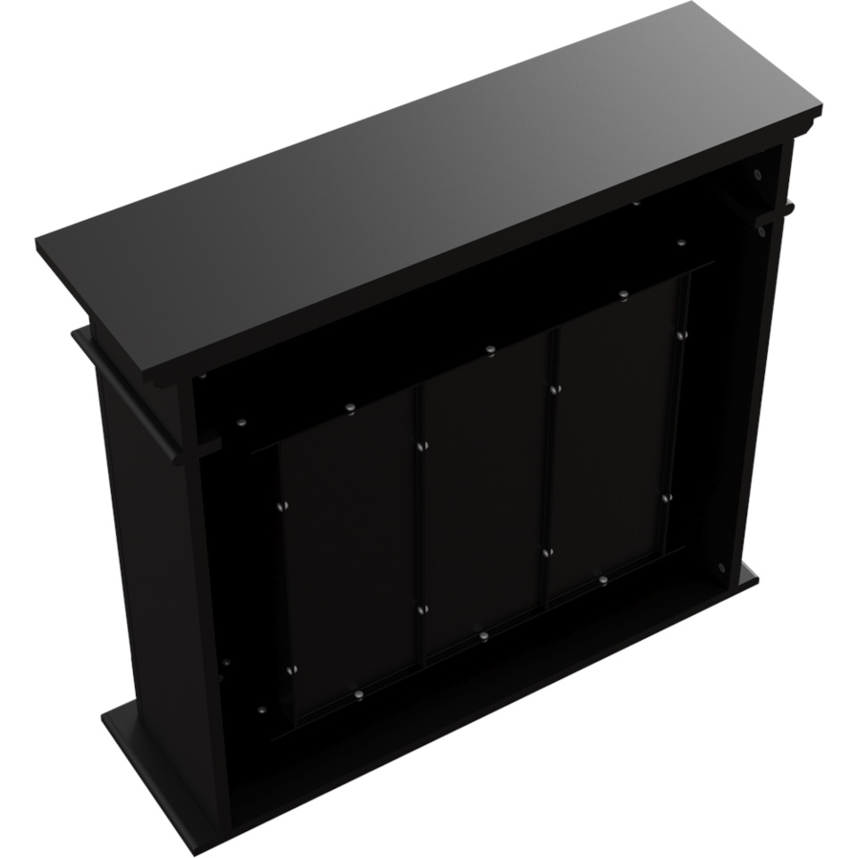 Kratki Biokamin November P Modell | schwarz | NOVEMBER/P/CZARNY/TUV