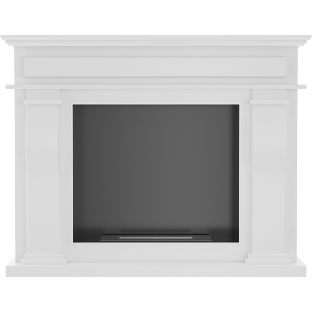 Kratki Biokamin October + Verkleidung | weiß | OCTOBER/TUV