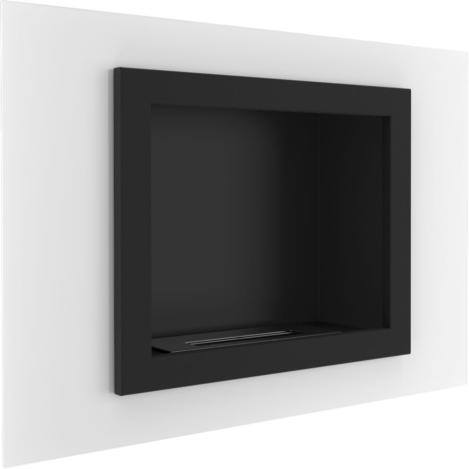 Kratki Biokamin / Wandkamin Oscar | weiß | OSCAR/BIALY/TUV