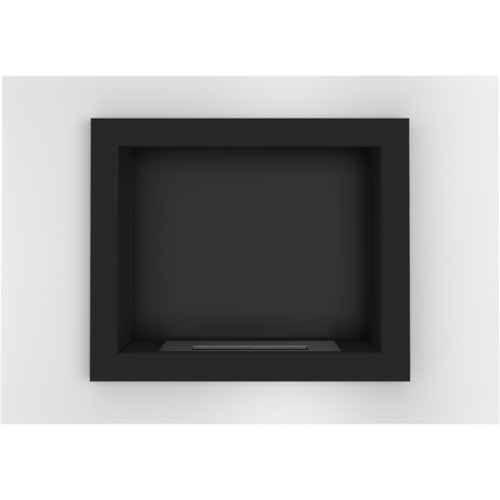 Kratki Biokamin / Wandkamin Oscar | weiß | OSCAR/BIALY/TUV