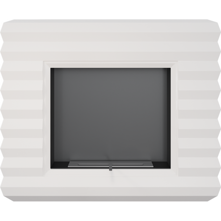 Kratki Biokamin Pinus + Verkleidung | weiß | PINUS/TUV