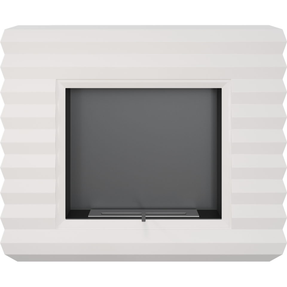 Kratki Biokamin Pinus + Verkleidung | weiß | PINUS/TUV