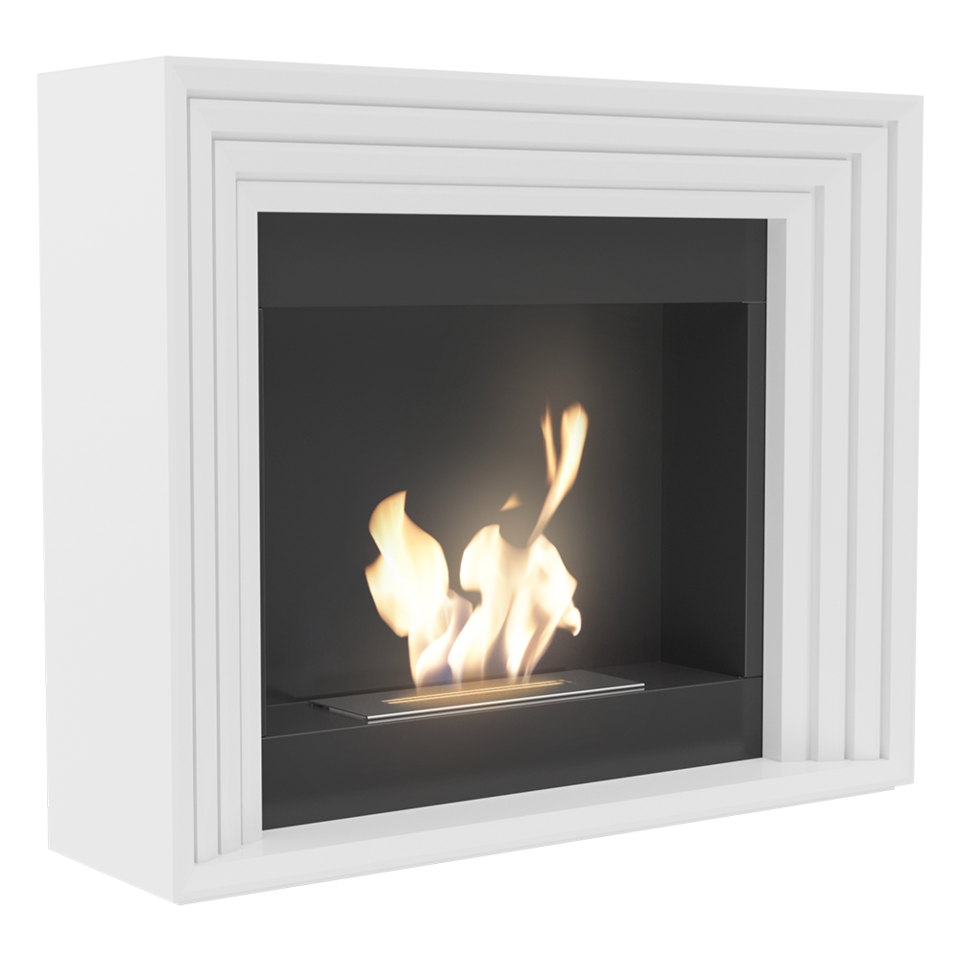 Kratki Biokamin / Standkamin Planet | weiß | PLANET/TUV ➔ Klimaworld