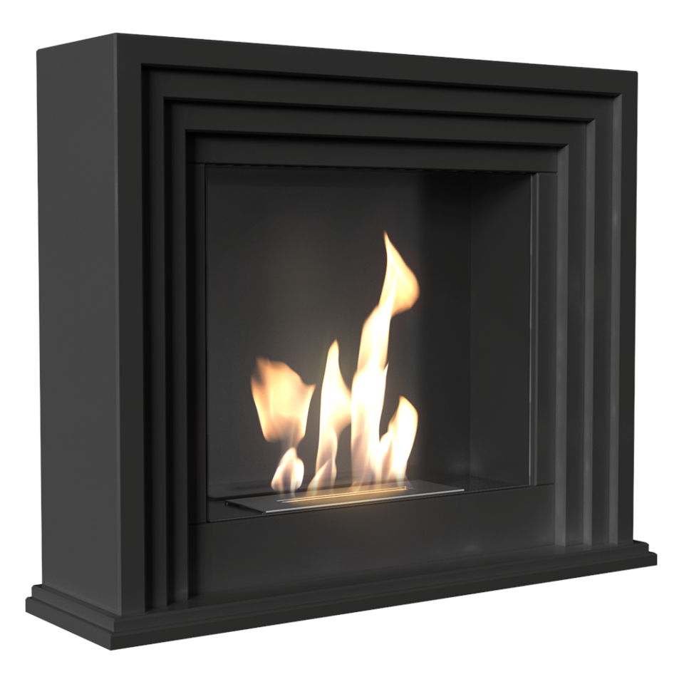 Kratki Biokamin / Standkamin Quaerere | schwarz | QUAERERE/CZARNY/TUV  ➔ Klimaworld