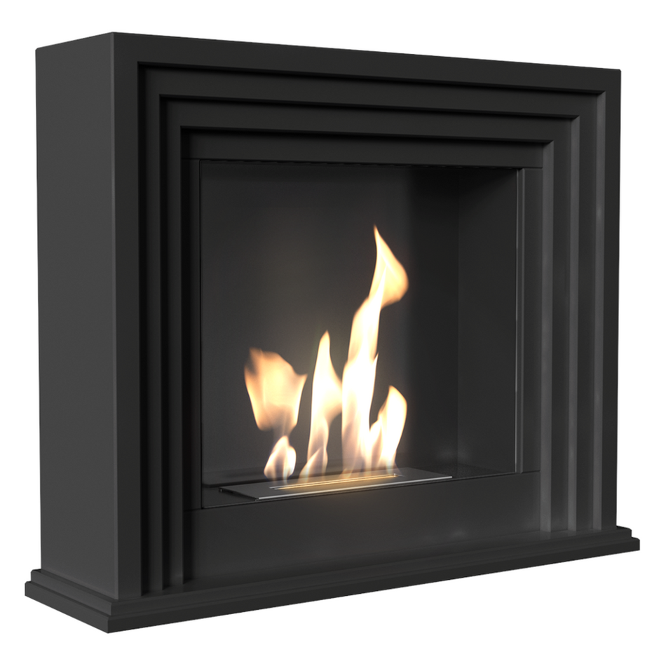 Kratki Biokamin / Standkamin Quaerere | schwarz | QUAERERE/CZARNY/TUV  ➔ Klimaworld