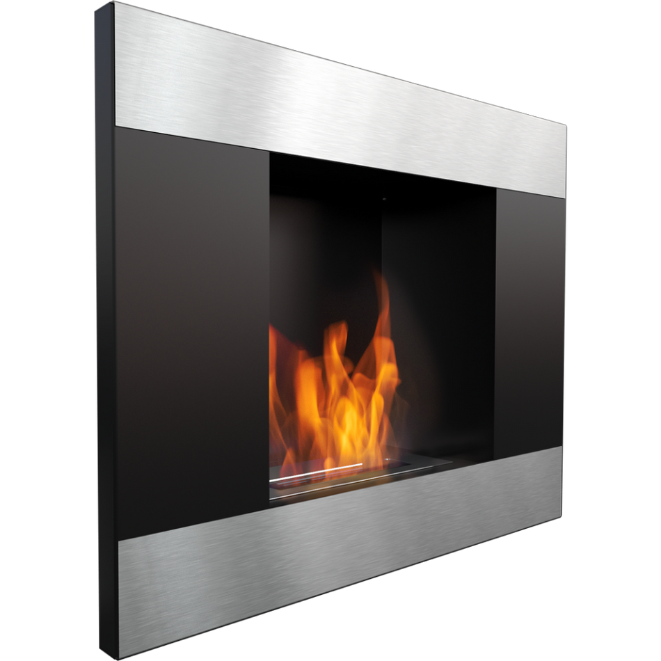 Kratki Biokamin Quat | schwarz horizontal | QUAT/CZARNY/HORIZONTAL/TUV