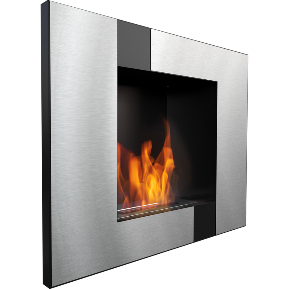 Kratki Biokamin Quat | schwarz Quadrat | QUAT/CZARNY/QUBE/TUV