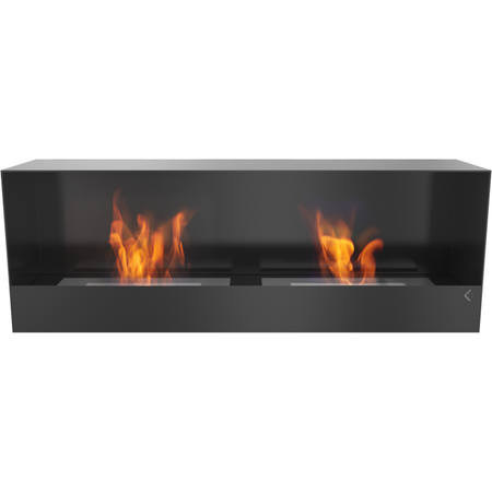 Kratki Biokamin Wandkamin Quebec | schwarz | QUEBEC/CZARNY/TUV 