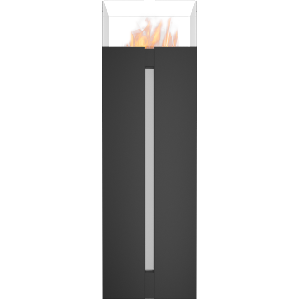 Kratki freistehender Biokamin Romeo | schwarz | ROMEO/CZARNY/TUV 