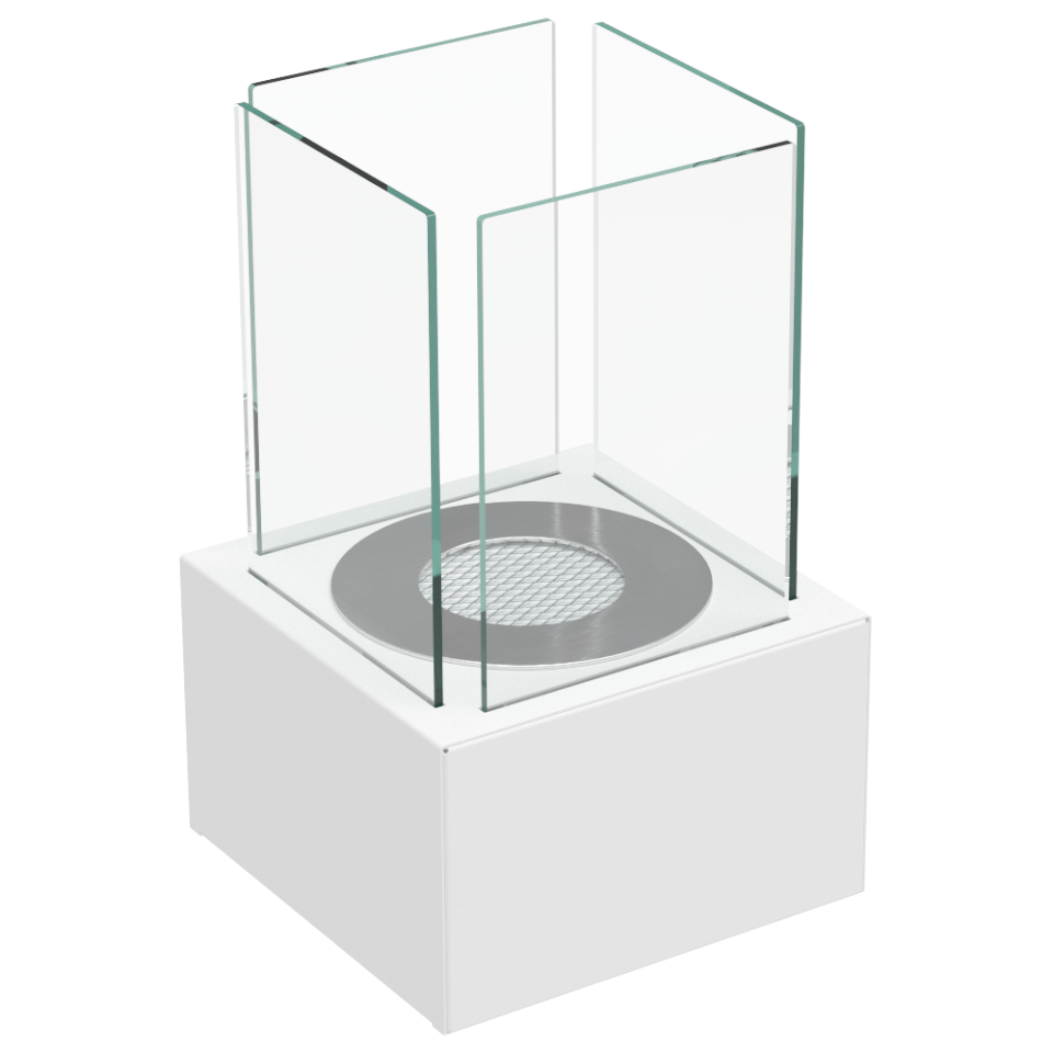 Kratki Biokamin / Tischkamin Tango 1 | weiß | TANGO1/BIALY/TUV ➔ Klimaworld.com