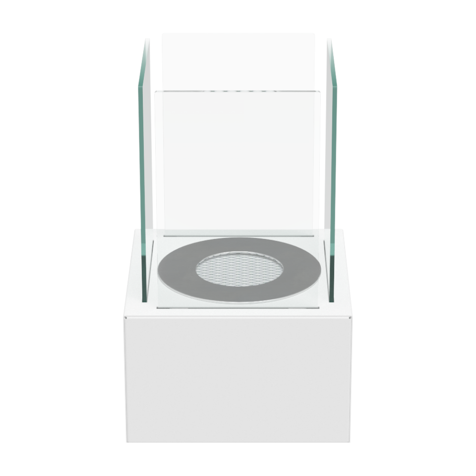 Kratki Biokamin / Tischkamin Tango 1 | weiß | TANGO1/BIALY/TUV