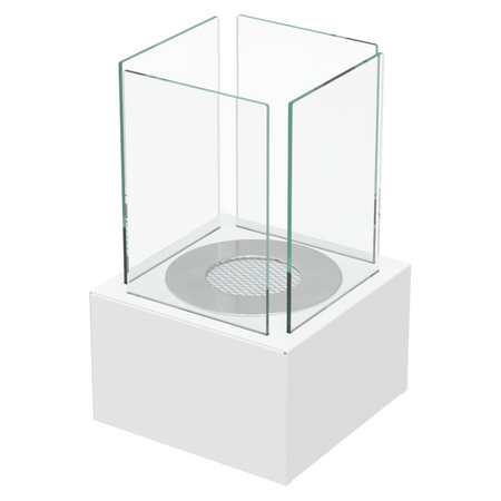 Kratki Biokamin / Tischkamin Tango 1 | weiß | TANGO1/BIALY/TUV