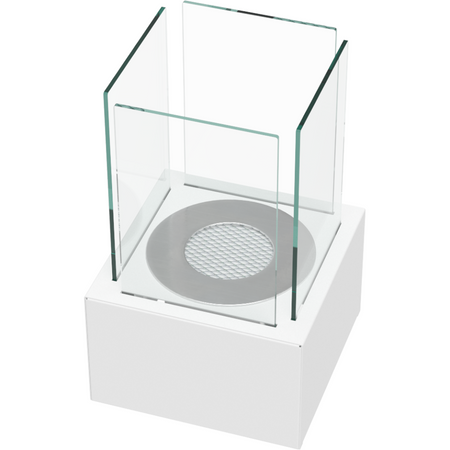 Kratki Biokamin / Tischkamin Tango 1 | weiß | TANGO1/BIALY/TUV