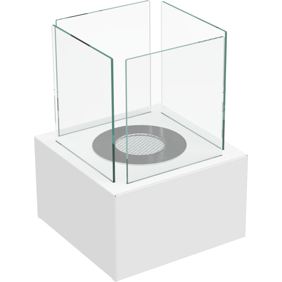 Kratki Biokamin / Tischkamin Tango 2 | weiß | TANGO2/BIALY/TUV ➔ Klimaworld.com