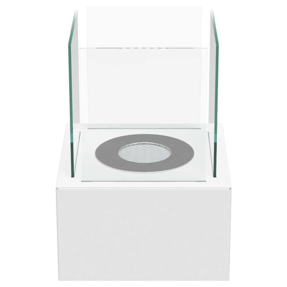 Kratki Biokamin / Tischkamin Tango 2 | weiß | TANGO2/BIALY/TUV