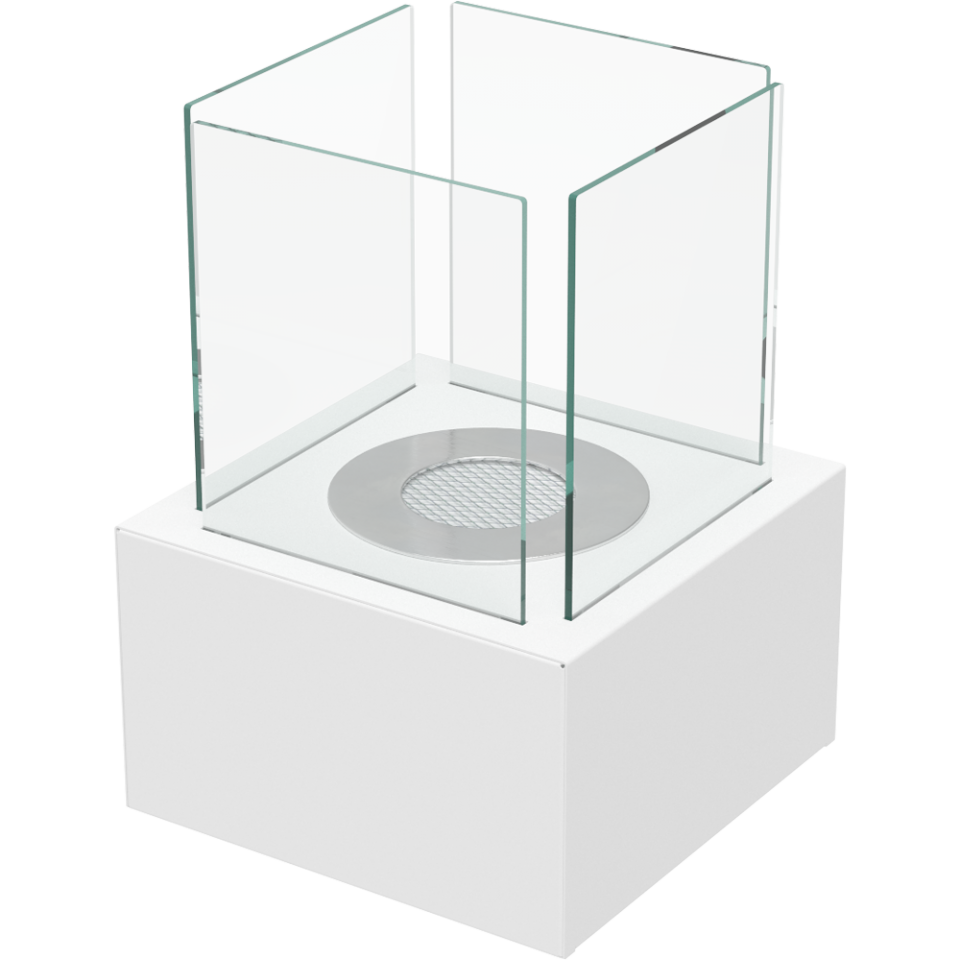 Kratki Biokamin / Tischkamin Tango 2 | weiß | TANGO2/BIALY/TUV