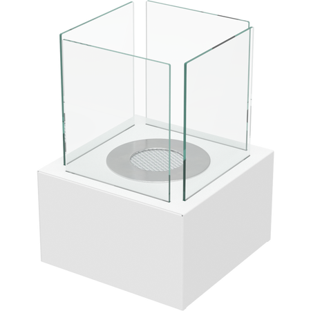 Kratki Biokamin / Tischkamin Tango 2 | weiß | TANGO2/BIALY/TUV