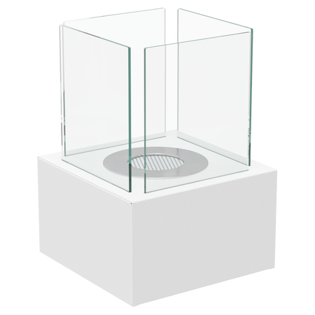 Kratki Biokamin / Tischkamin Tango 2 | weiß | TANGO2/BIALY/TUV