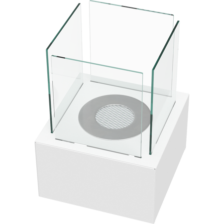 Kratki Biokamin / Tischkamin Tango 2 | weiß | TANGO2/BIALY/TUV