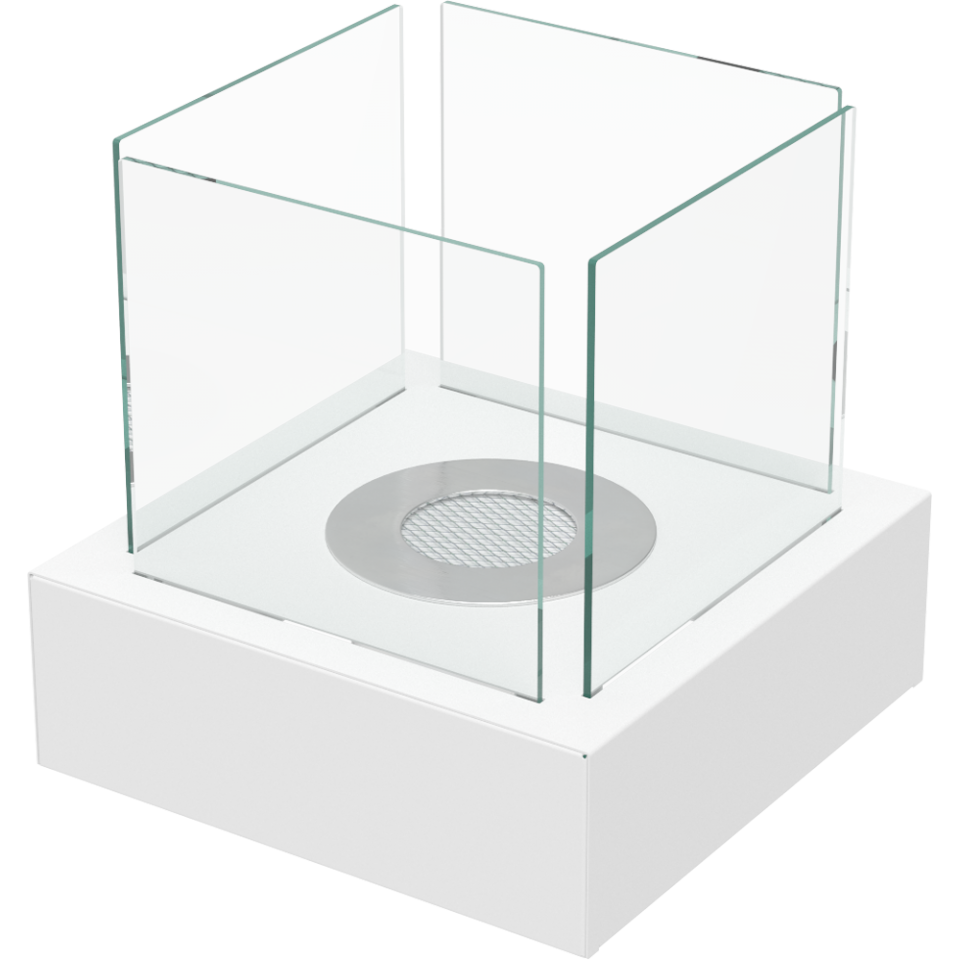 Kratki Biokamin / Tischkamin Tango 3 | weiß | TANGO3/BIALY/TUV