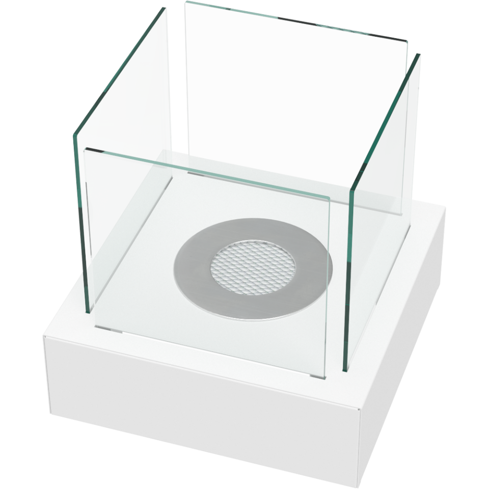 Kratki Biokamin / Tischkamin Tango 3 | weiß | TANGO3/BIALY/TUV