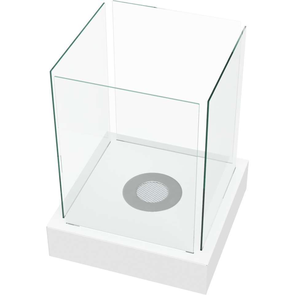 Kratki Biokamin / Tischkamin Tango 4 | weiß | TANGO4/BIALY/TUV