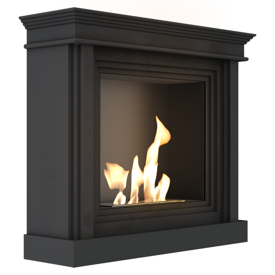 Kratki Biokamin Virgo + Verkleidung | schwarz | VIRGO/CZARNY/TUV ➔ Klimaworld